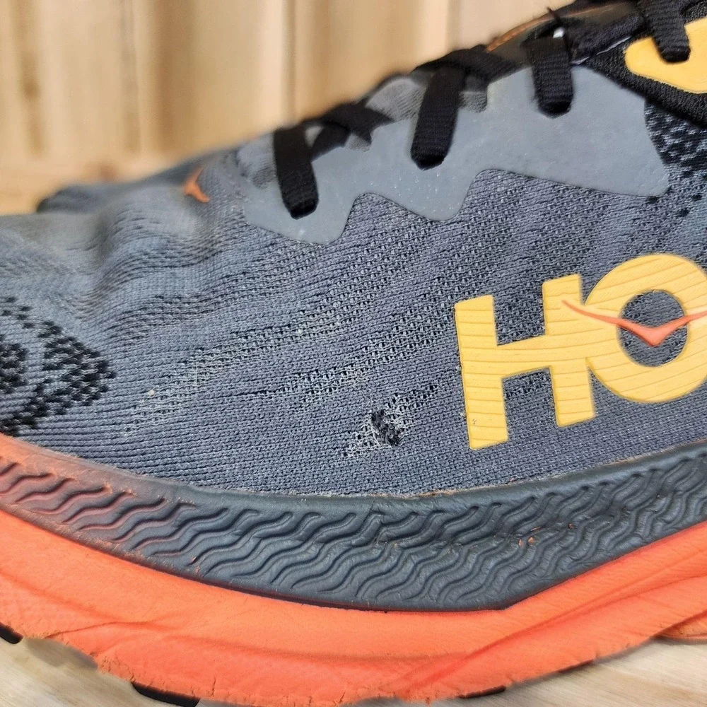 Hoka One One Challenger ATR 7 Shoes Mens 10 Gray Running Sneakers 1134497 CFLM